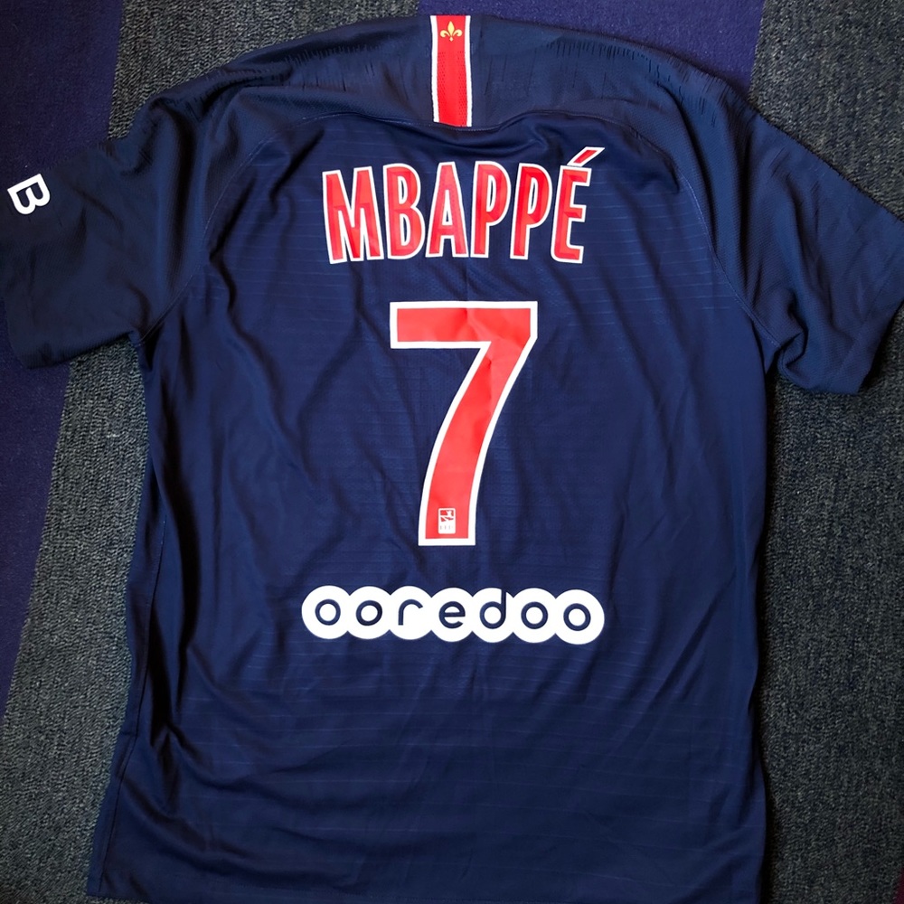 Nike Kylian Mbappe PSG Home Match Jersey 2018-19